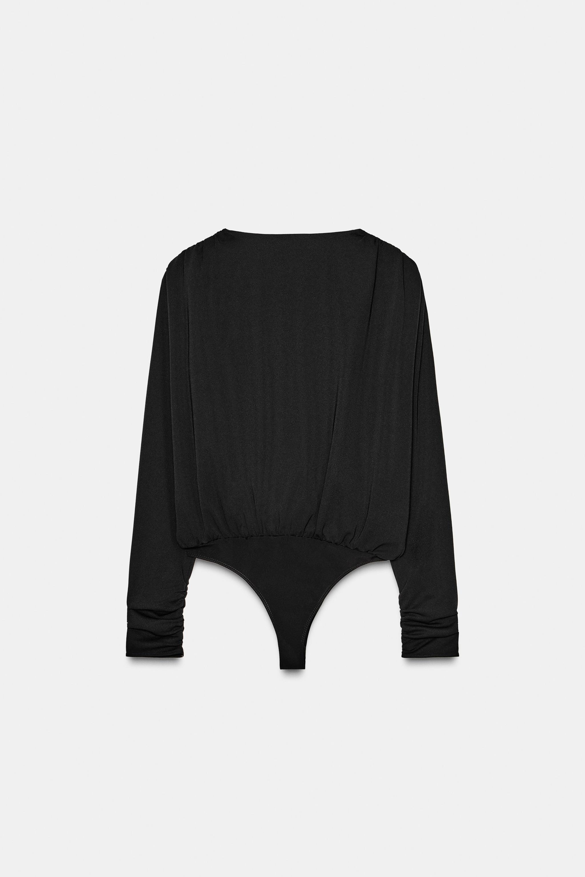 DRAPED CHAIN BODYSUIT